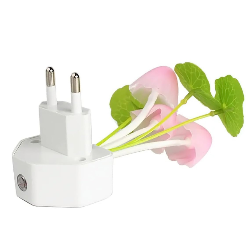 Mushroom LED Night Light – 3D Flower Lamp for Home & Bedroom Decor